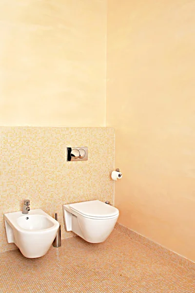 WC beige — Foto Stock