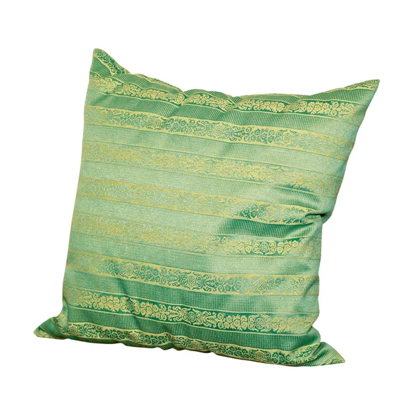 Зелений подушка — стокове фото
