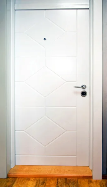 Witte deur — Stockfoto