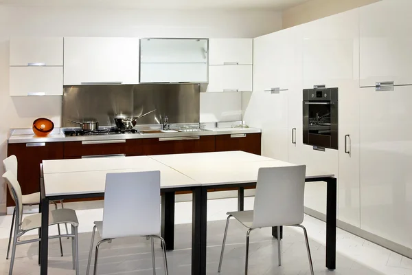 Beyaz Mutfak — Stok fotoğraf