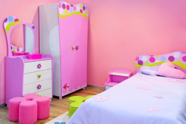 Pink room clipart