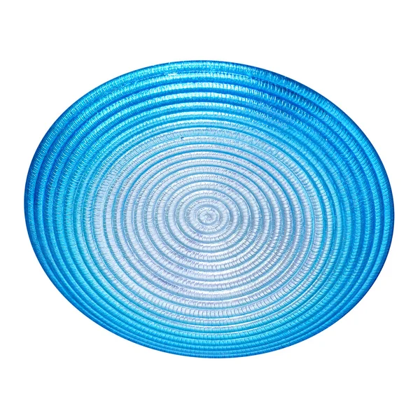 Plato azul aislado —  Fotos de Stock