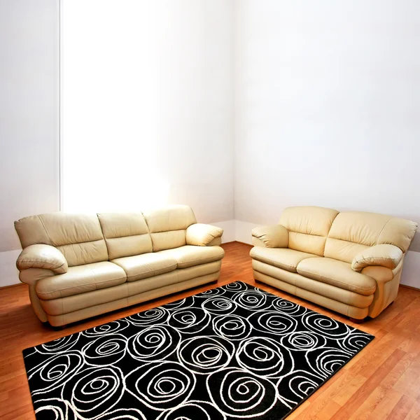 Leather sofas — Stock Photo, Image