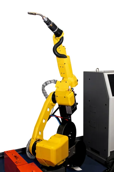 Robotic зварювальник — стокове фото