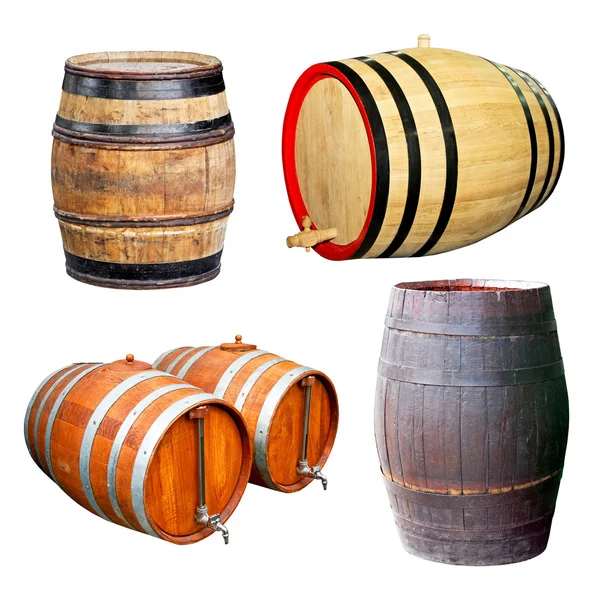 Four barrels — Stock Photo, Image