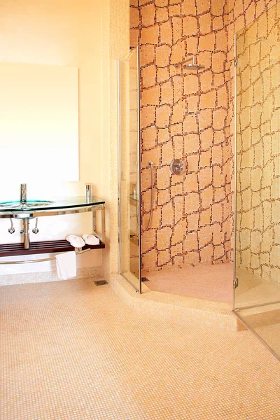 长颈鹿浴室 — 图库照片