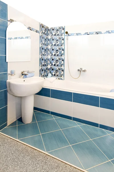 Blue bath — Stock Photo, Image