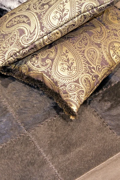 Golden pillows — Stock Photo, Image