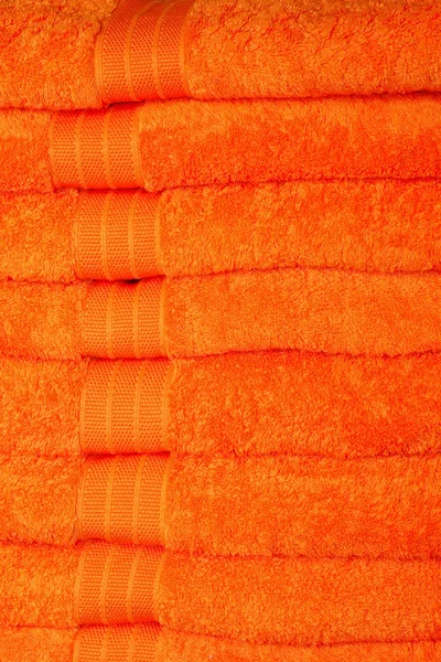 Πορτοκαλί πετσέτες — Φωτογραφία Αρχείου