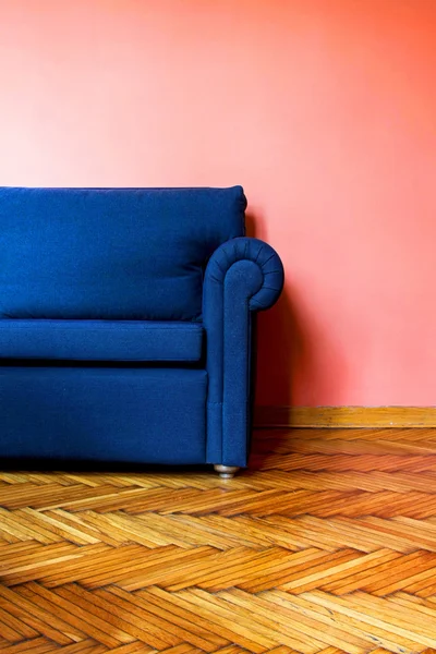 蓝色沙发 2 — 图库照片