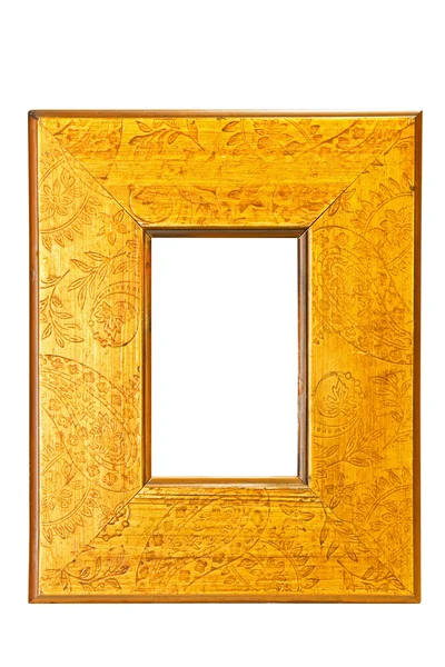 Oude gele frame — Stockfoto