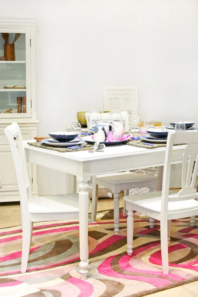 Retro dining table — Stock Photo, Image
