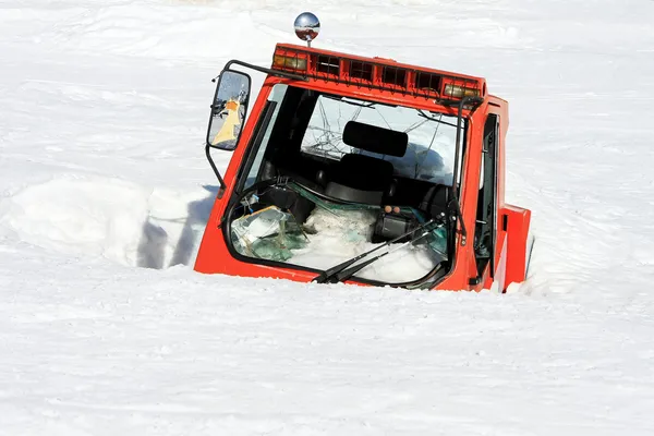 Cabine com neve — Fotografia de Stock