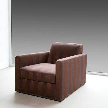 Brown armchair 2 clipart