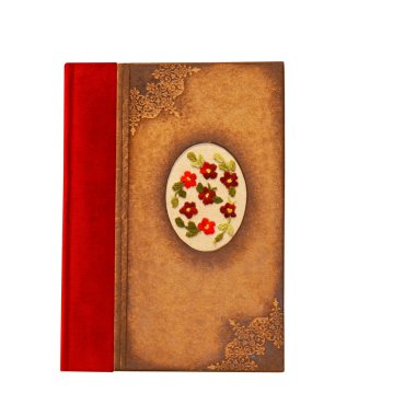 Notebook red clipart