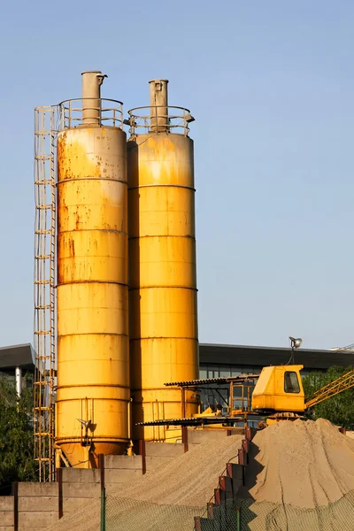 Construction silo — Stock Photo, Image