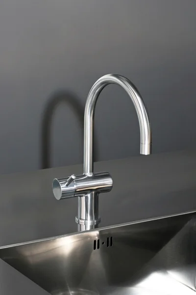 Faucet silver — Stock Photo, Image