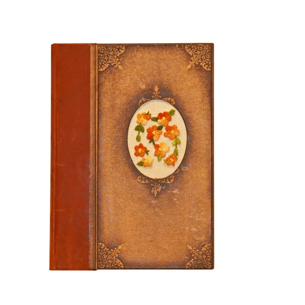 Caderno laranja — Fotografia de Stock