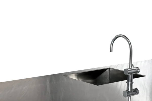 Sink and faucet — Stock Photo, Image