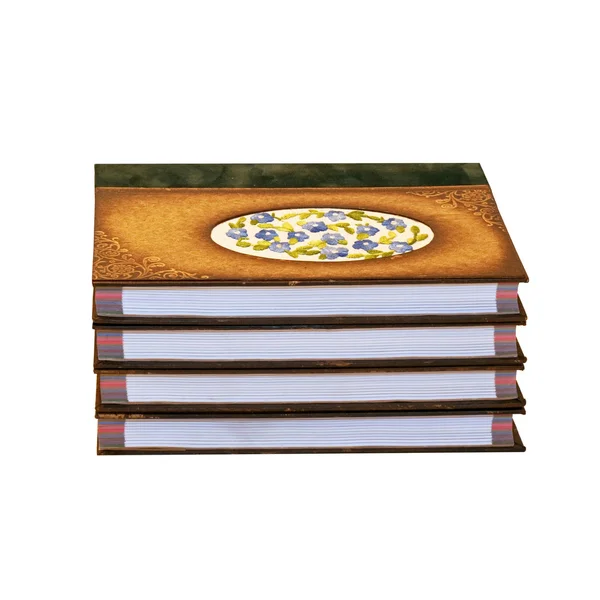 Quatro cadernos — Fotografia de Stock