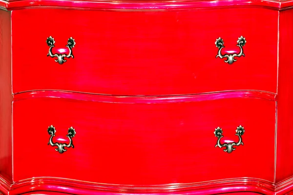 Red drawers 2 — Stock Photo, Image
