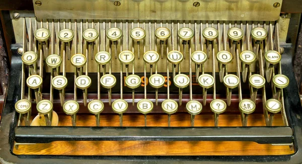 Schreibmaschinentastatur — Stockfoto