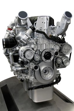 Turbo diesel engine clipart