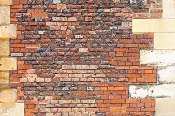 Castle brick wall — Stock Photo, Image