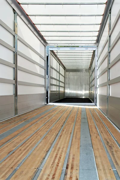 stock image Empty trailer vertical