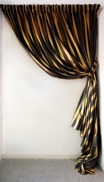 ゴールドのカーテン — ストック写真