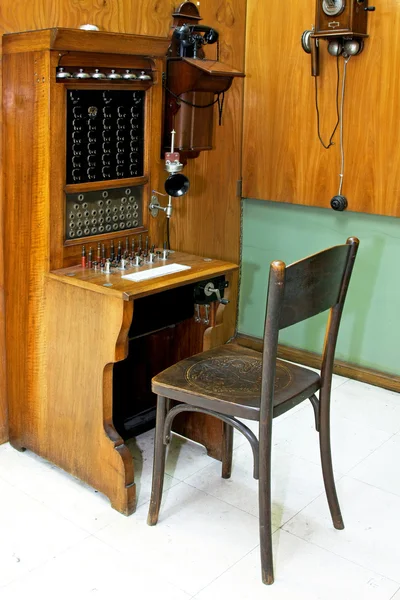 Telephonist workplace — Stock Photo, Image