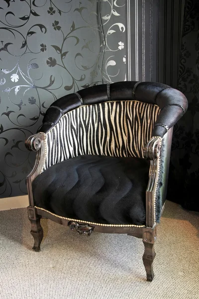 Zebra sandalye — Stok fotoğraf