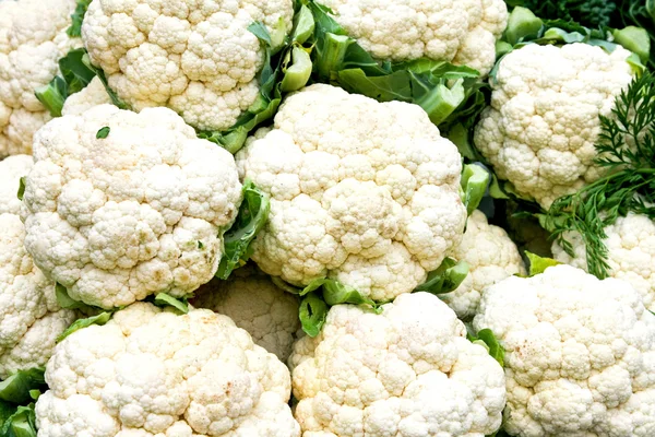 Cauliflower market — Stock Photo, Image