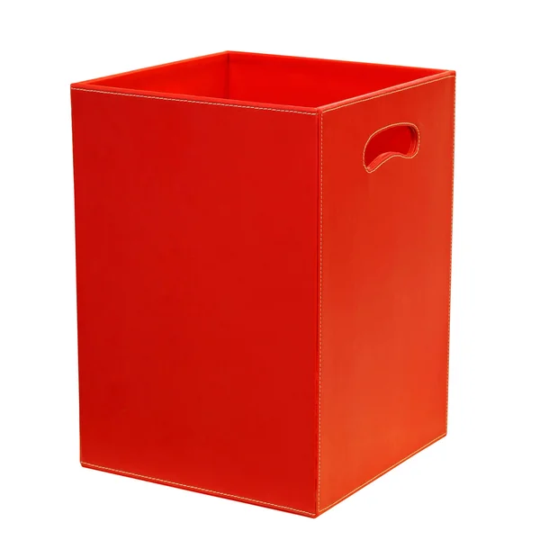 Красная корзина — стоковое фото