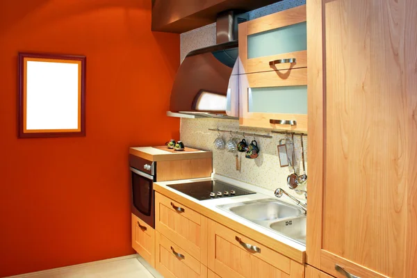 Terracotta kitchen horizontal — Stock Photo, Image