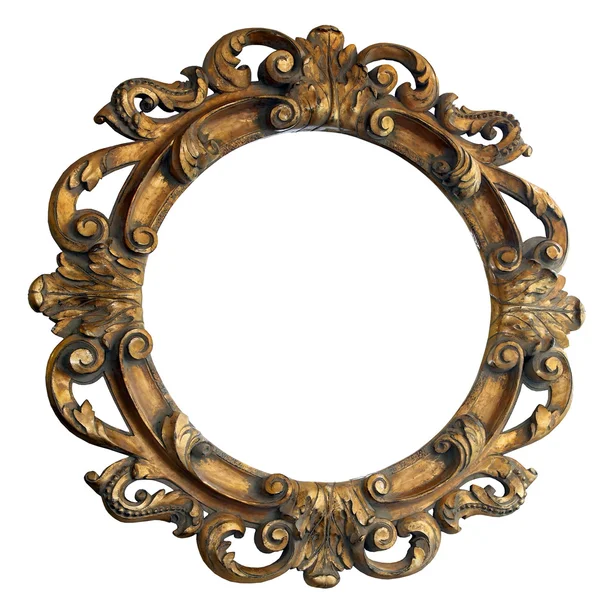 Wooden mirror — Stock Photo, Image