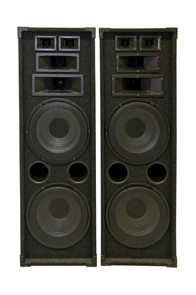 Two big and powerful woofer loud speakers