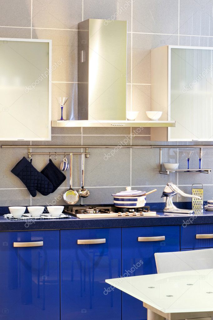 Kitchen blue