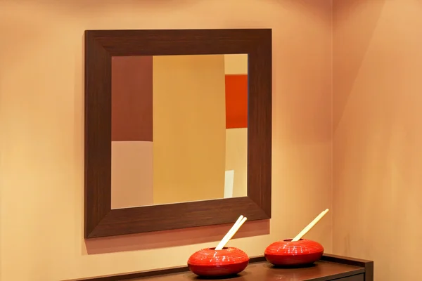 Espelho marrom — Fotografia de Stock