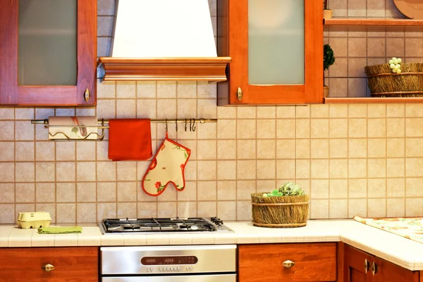 Country kitchen counter — Stock Photo, Image
