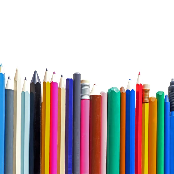 Bleistifte in Reihe — Stockfoto