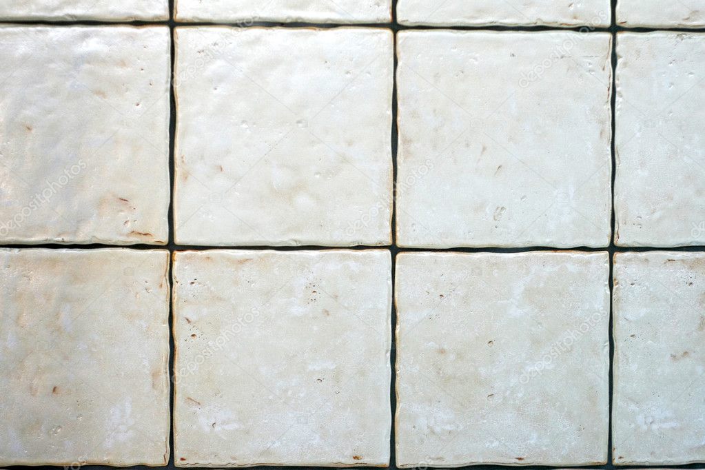Grunge white tiles
