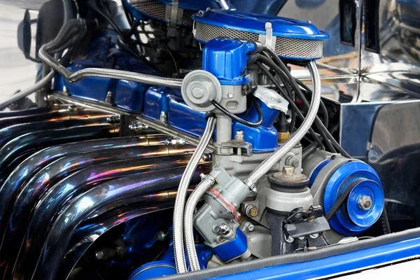 Blue engine — Stockfoto