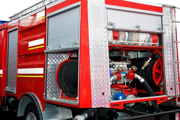 Пожежна машина насос — стокове фото