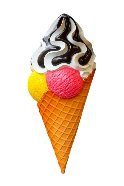Морозиво ізольовані — стокове фото