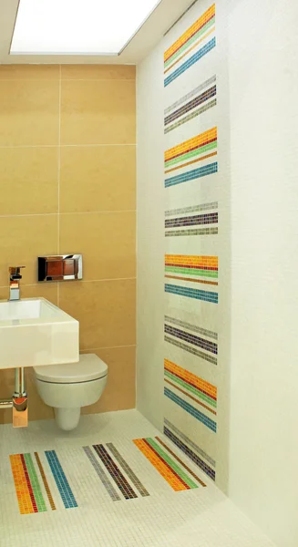 Kleurrijke WC hoek — Stockfoto