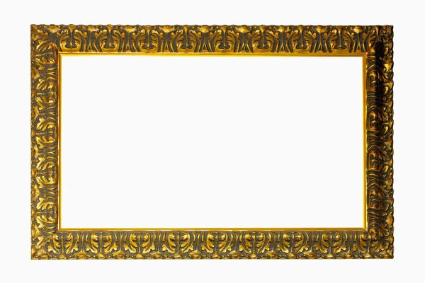 Gold engraved frame — Stock Photo, Image