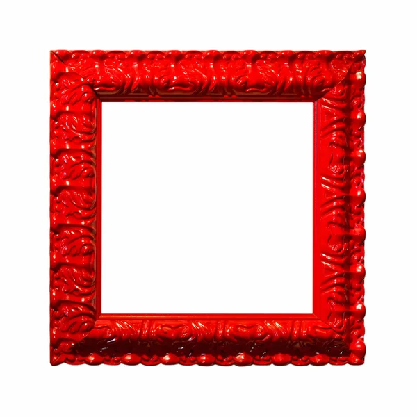 Červený rámeček — Stock fotografie