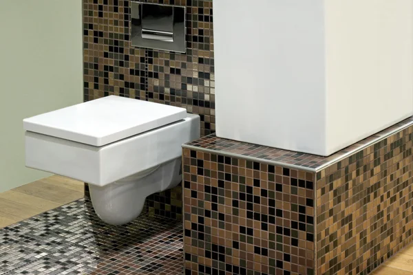 Toilet and tiles — Stock Photo, Image