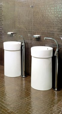 Two wash stands clipart